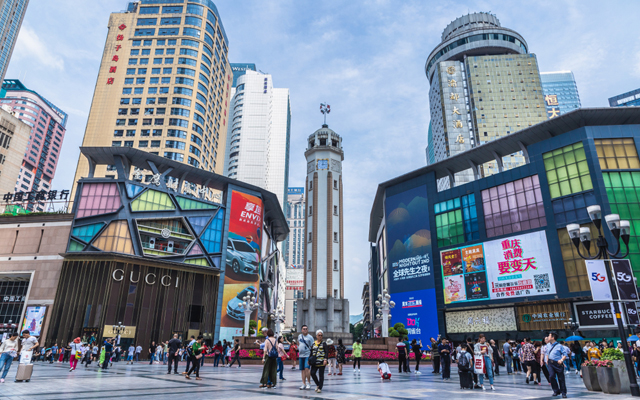 INDIA_Jiefangbei-Pedestrian-Street-Chongqing