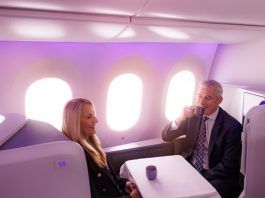Air New Zealand introduces new Dreamliner cabin