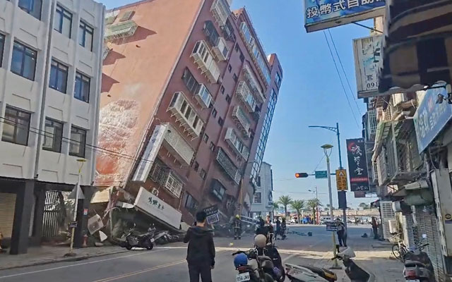 Strong earthquake hits Taiwan’s coast