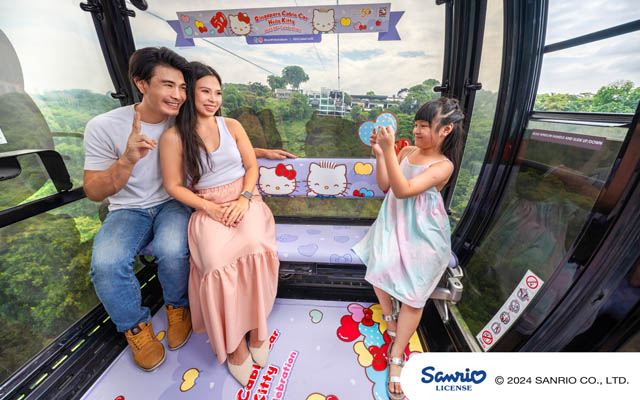 Skim the skies with Hello Kitty