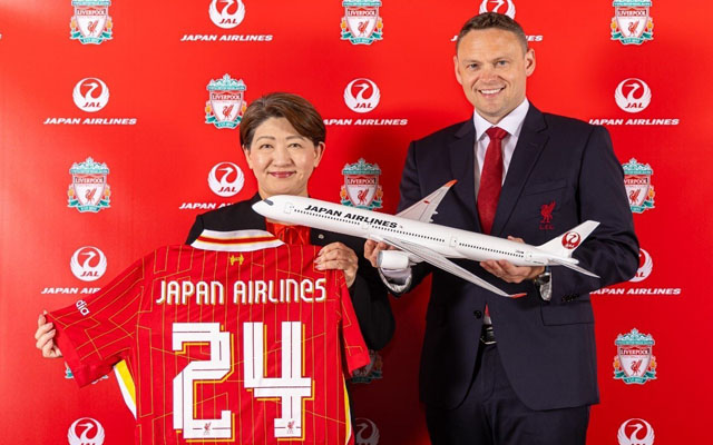 Liverpool Football Club selects Japan Airlines as official airline partner