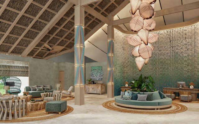 NH Collection Maldives Reethi Resort - Reception Rendering 640