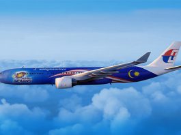 Malaysia Airlines takes Mumbai Indians colours to the skies